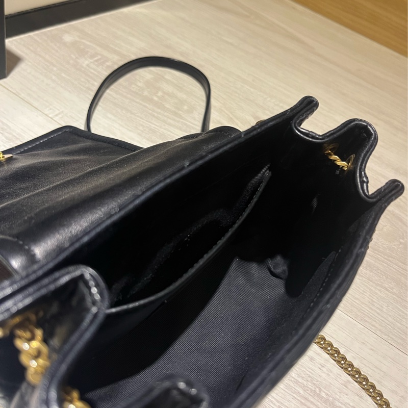 [斑比暴衝💕] 已預訂🈯️YSL 聖羅蘭 nolita 鏈條 小羊皮 黑色 肩背包-18