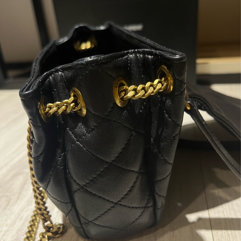 [斑比暴衝💕] 已預訂🈯️YSL 聖羅蘭 nolita 鏈條 小羊皮 黑色 肩背包-20