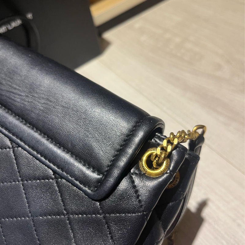 [斑比暴衝💕] 已預訂🈯️YSL 聖羅蘭 nolita 鏈條 小羊皮 黑色 肩背包-24