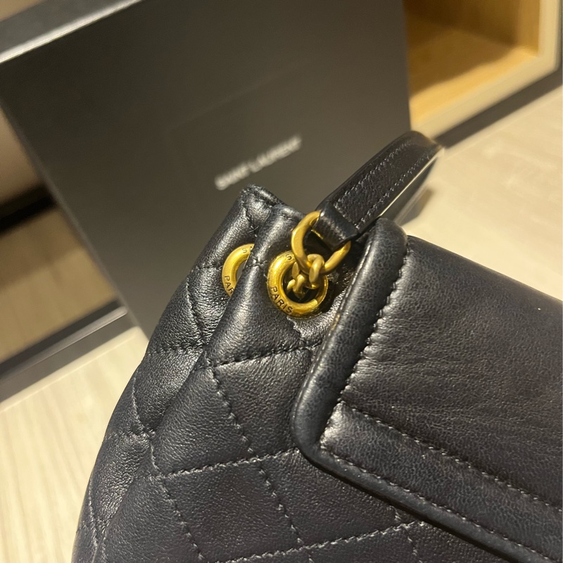 [斑比暴衝💕] 已預訂🈯️YSL 聖羅蘭 nolita 鏈條 小羊皮 黑色 肩背包-26