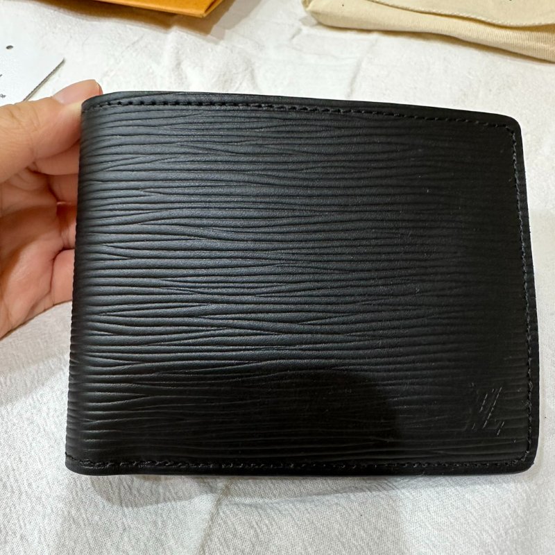 LV 短夾 Multiple 錢包 EPI皮革 男用短夾 全新-0
