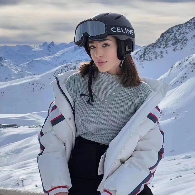 新款Celine滑雪镜🎿 黑/白2色 情侶款不限頭圍-1