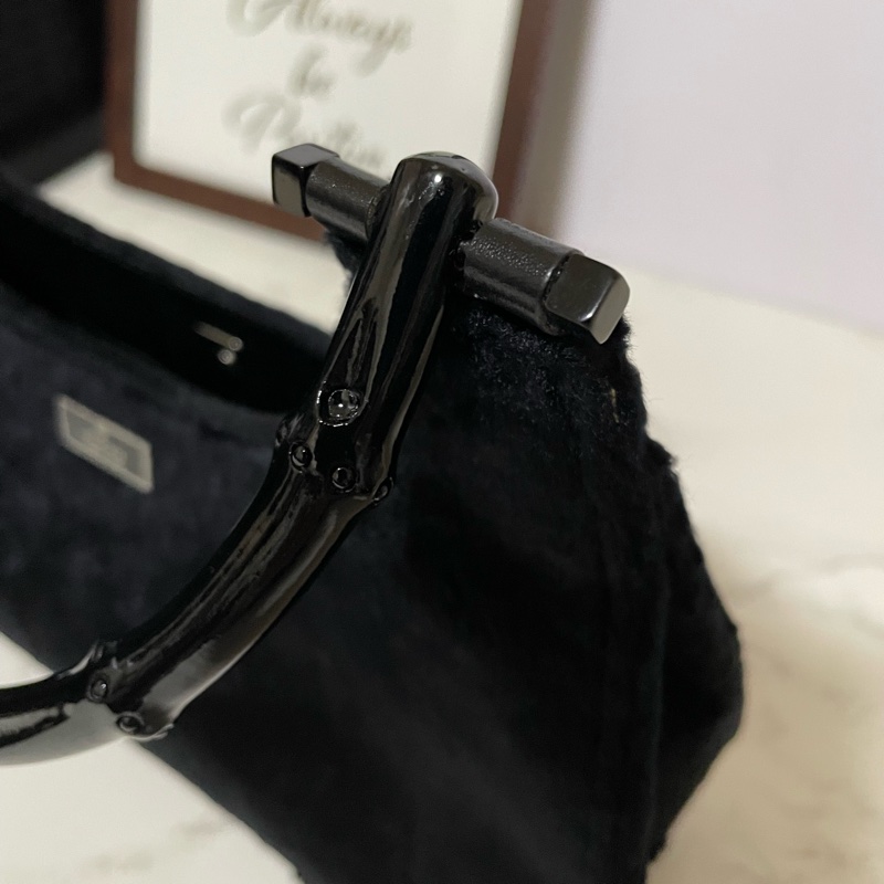 GUcci黑色竹節晚宴包-1