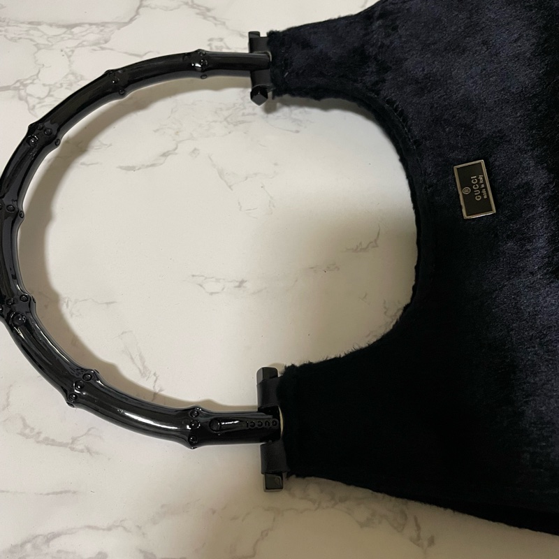 GUcci黑色竹節晚宴包-3