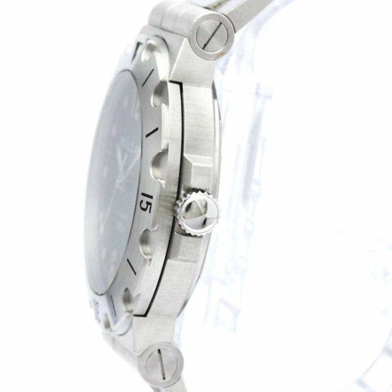 【日本直送】寶格麗 Diagono 自動上鍊不鏽鋼男士運動型 SD38S-3