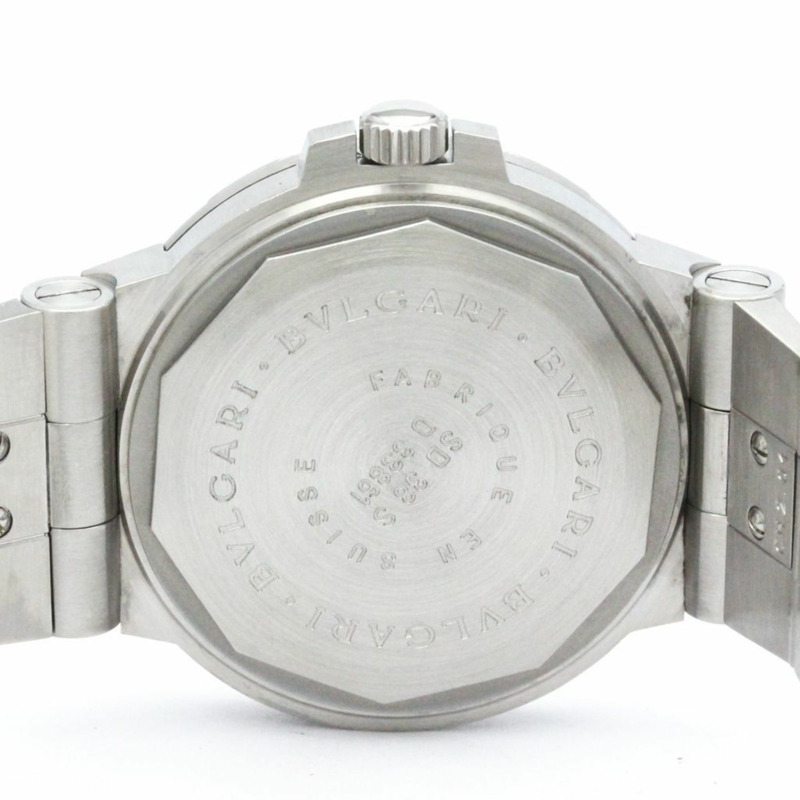 【日本直送】寶格麗 Diagono 自動上鍊不鏽鋼男士運動型 SD38S-5