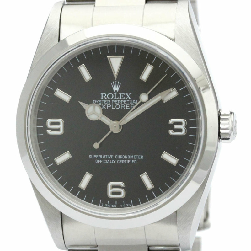 【日本直送】拋光 ROLEX Explorer IU 系列鋼自動男式手錶 14270 BF563338-0