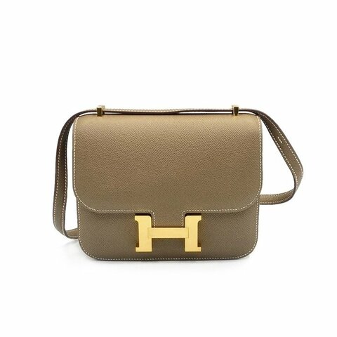 HERMES Mini Constance 19 - 灰金