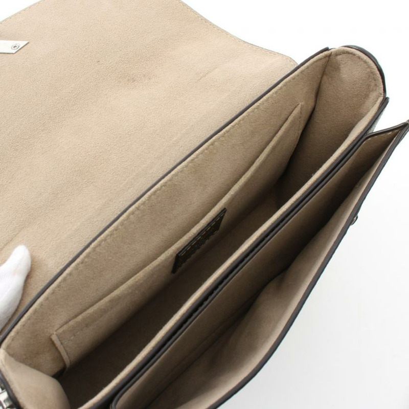 【日本直送】 Very 老花 真皮手提包 灰綠色 淺粉紅色 兩用款-2