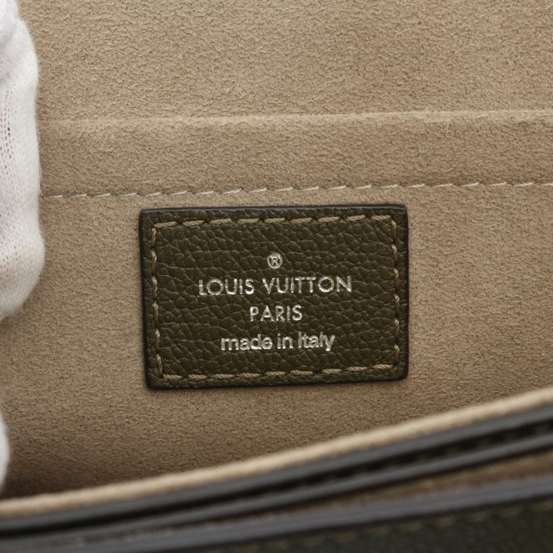 【日本直送】 Very 老花 真皮手提包 灰綠色 淺粉紅色 兩用款-3