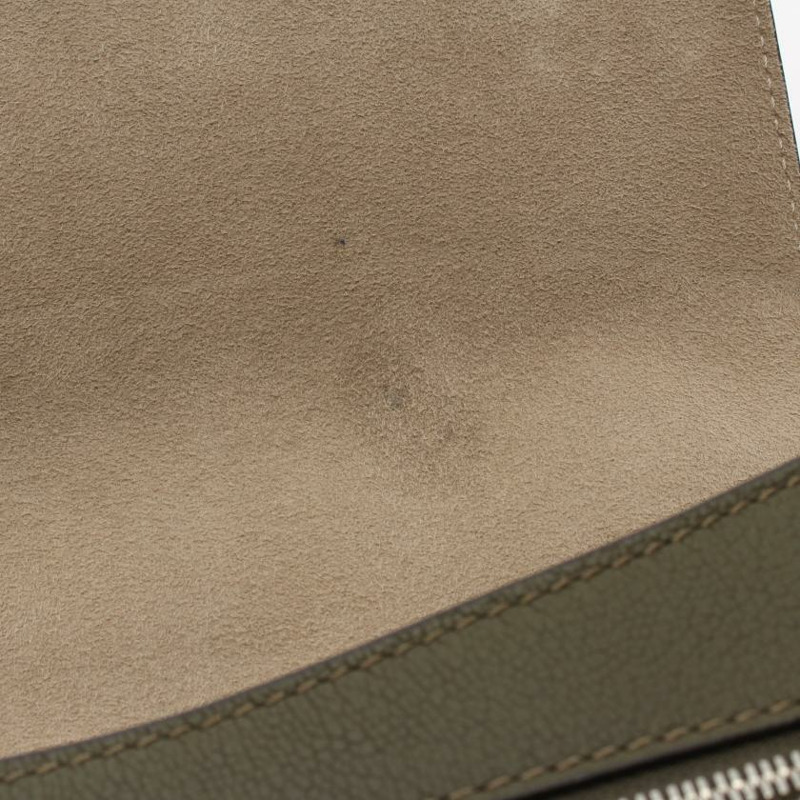 【日本直送】 Very 老花 真皮手提包 灰綠色 淺粉紅色 兩用款-4