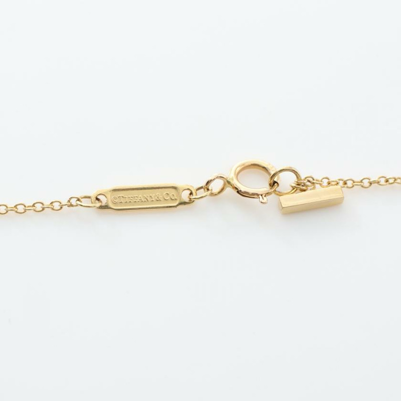 【日本直送】 T-smile mini necklace K18YG diamond Yellow Gold-2