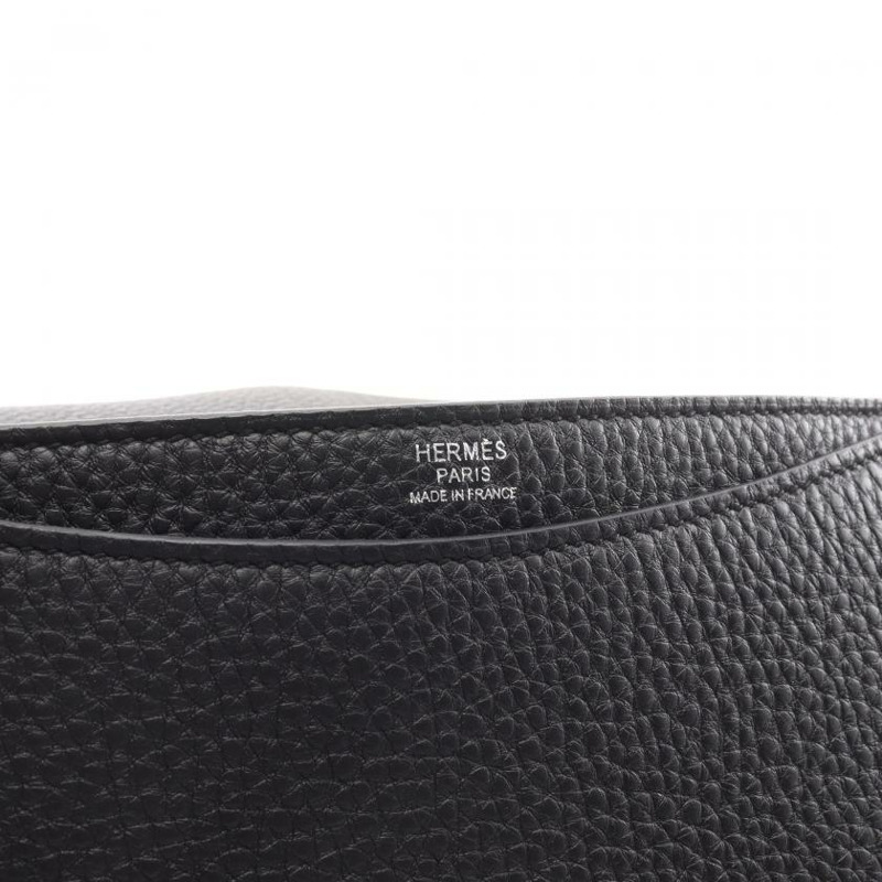 【日本直送】 Steve light 肩包 Togo小公牛皮 黑色 銀色五金 C刻印-3