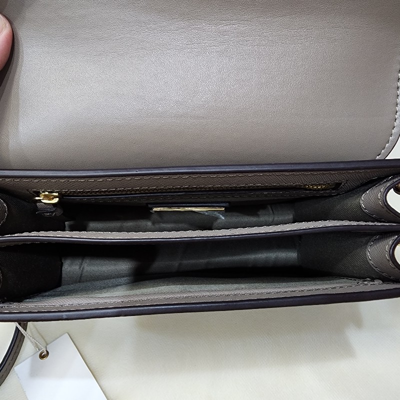 Tory burch 大象灰鏈條風琴包 側背包-4