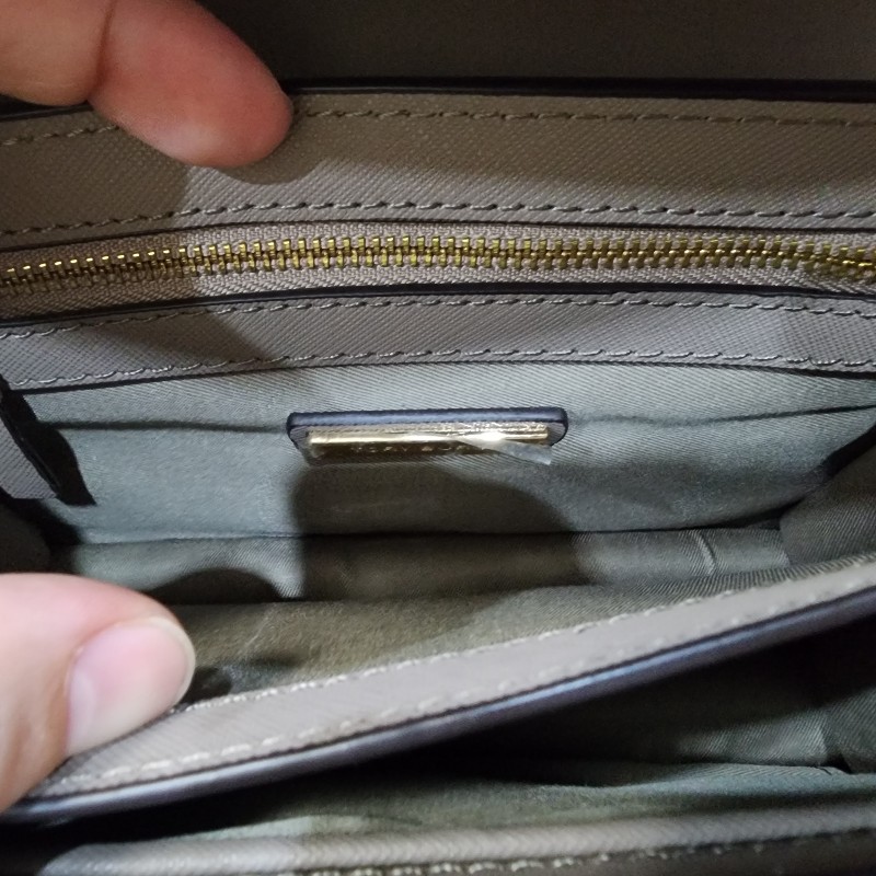 Tory burch 大象灰鏈條風琴包 側背包-11