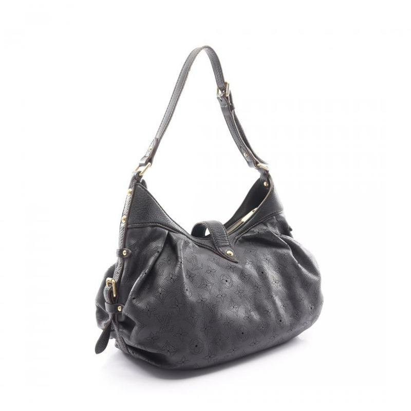 【日本直送】 XS Mahina 黑色 真皮肩包 黑色-1