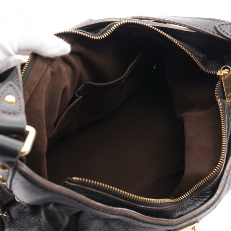 【日本直送】 XS Mahina 黑色 真皮肩包 黑色-2