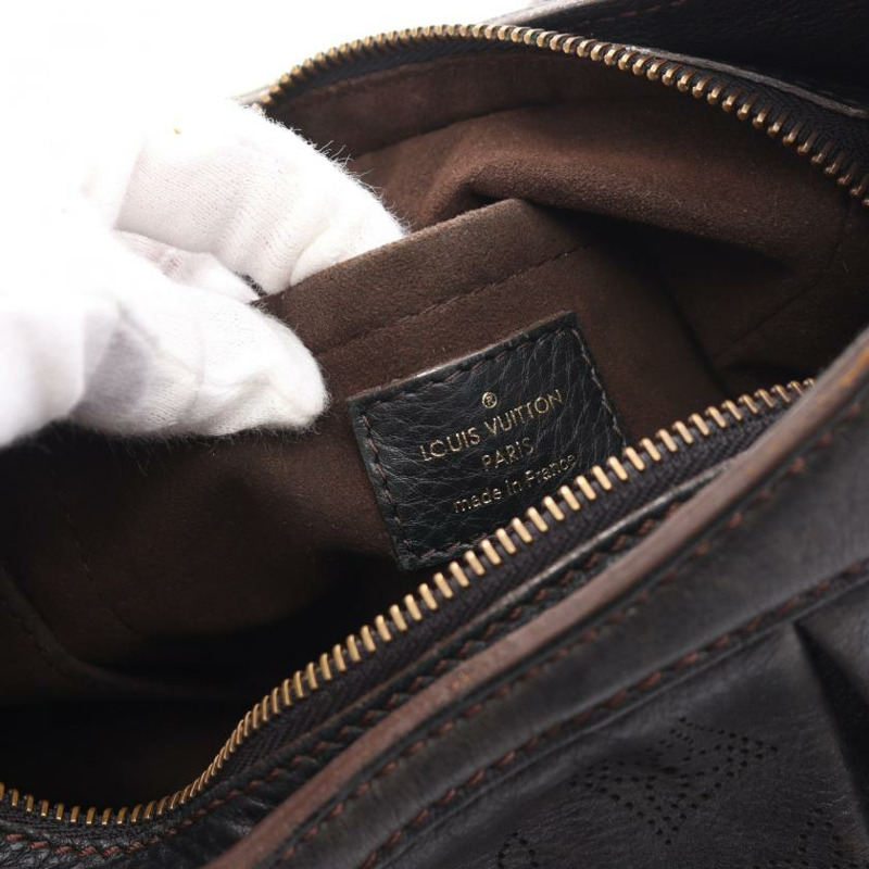 【日本直送】 XS Mahina 黑色 真皮肩包 黑色-3