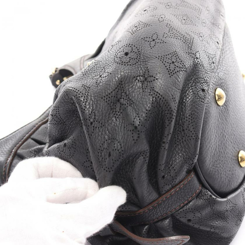 【日本直送】 XS Mahina 黑色 真皮肩包 黑色-6