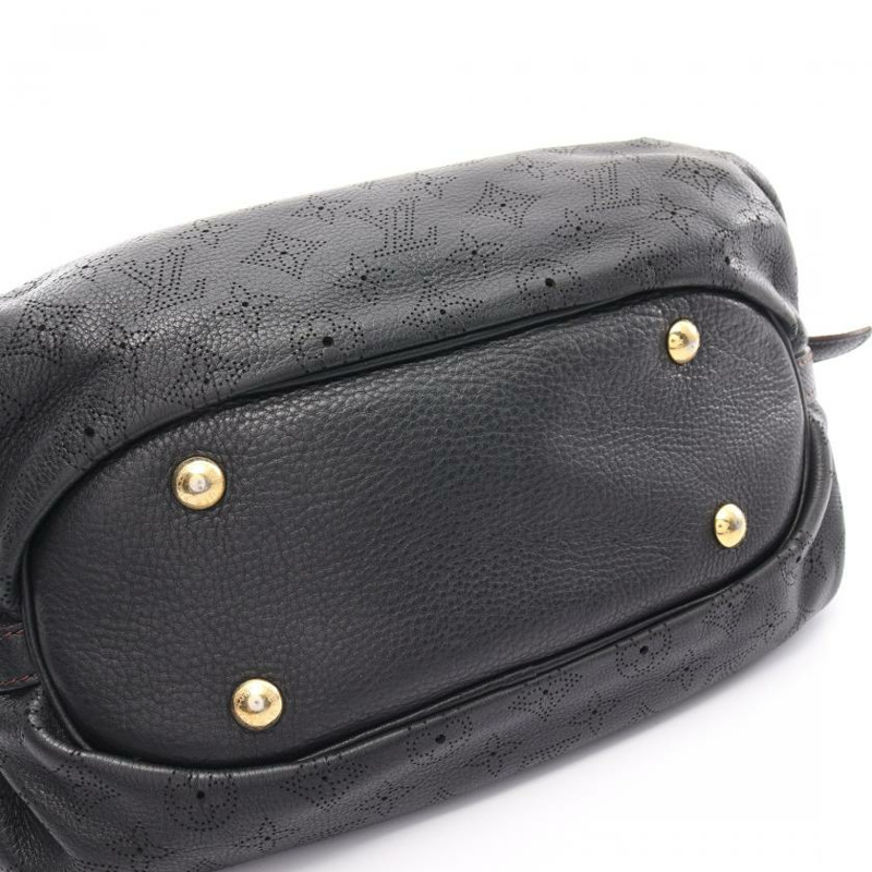 【日本直送】 XS Mahina 黑色 真皮肩包 黑色-10