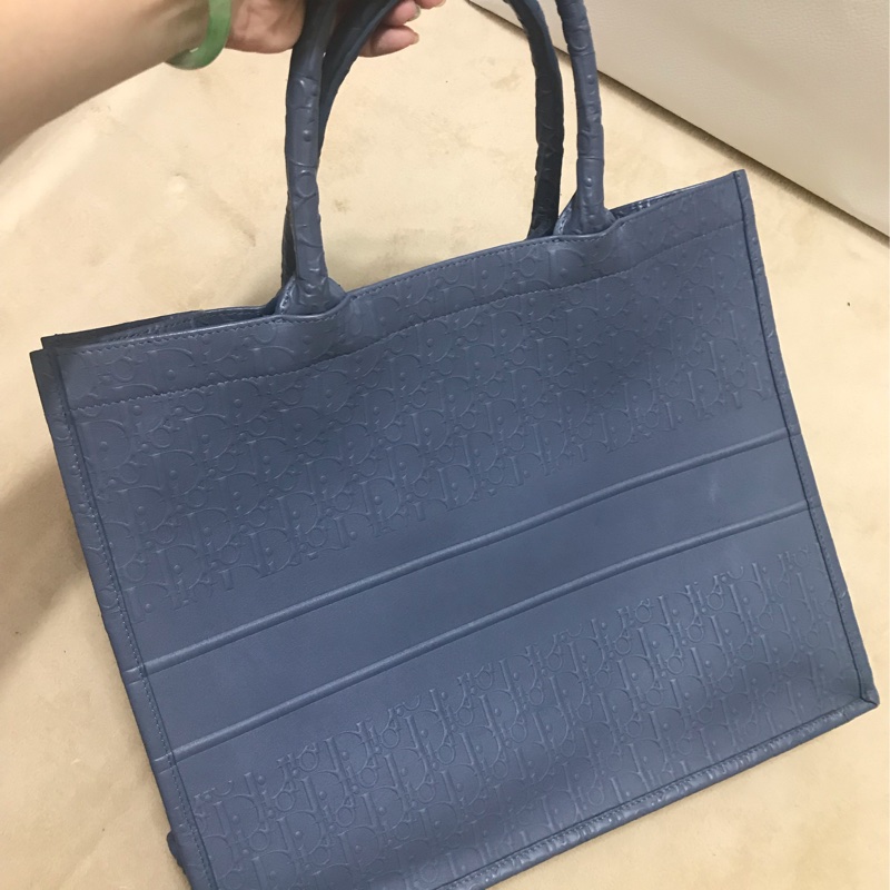 Dior Book tote全皮壓紋托特包（已售出）-4