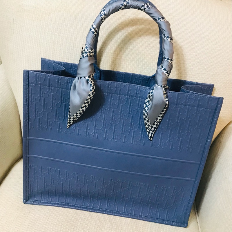 Dior Book tote全皮壓紋托特包（已售出）-14