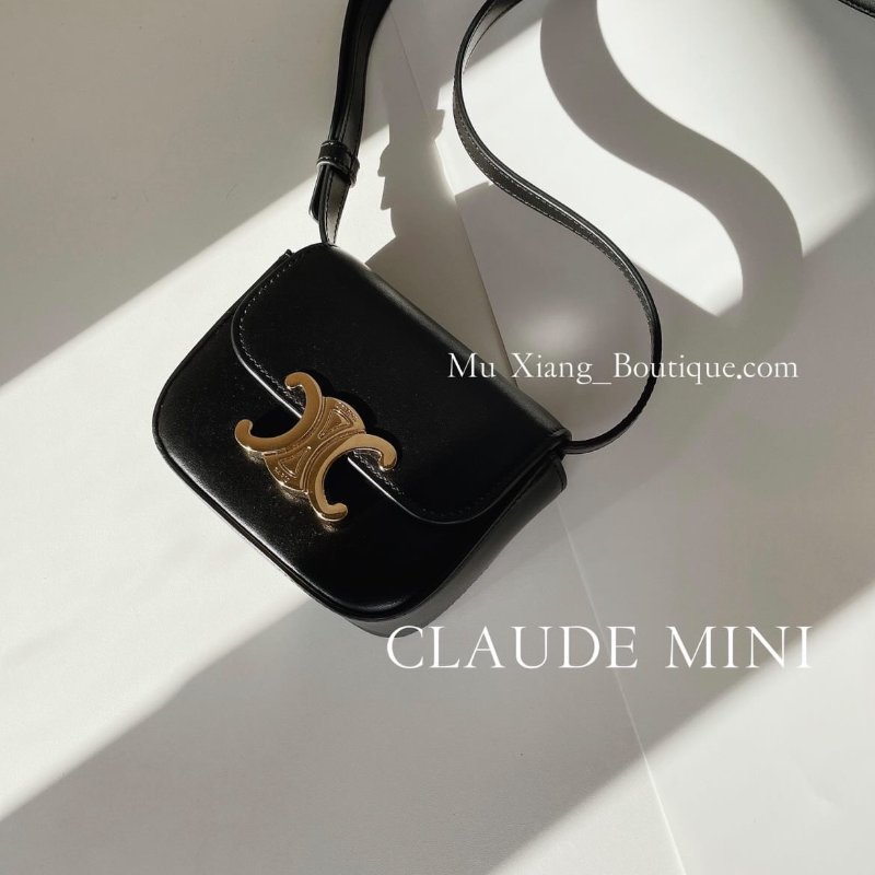 CELINE CLAUDE MINE 經典黑-0