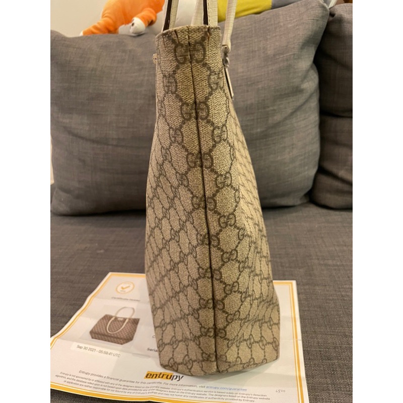 Gucci 防刮老花托特包-1