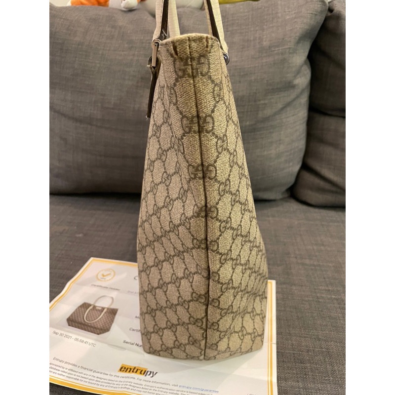 Gucci 防刮老花托特包-2