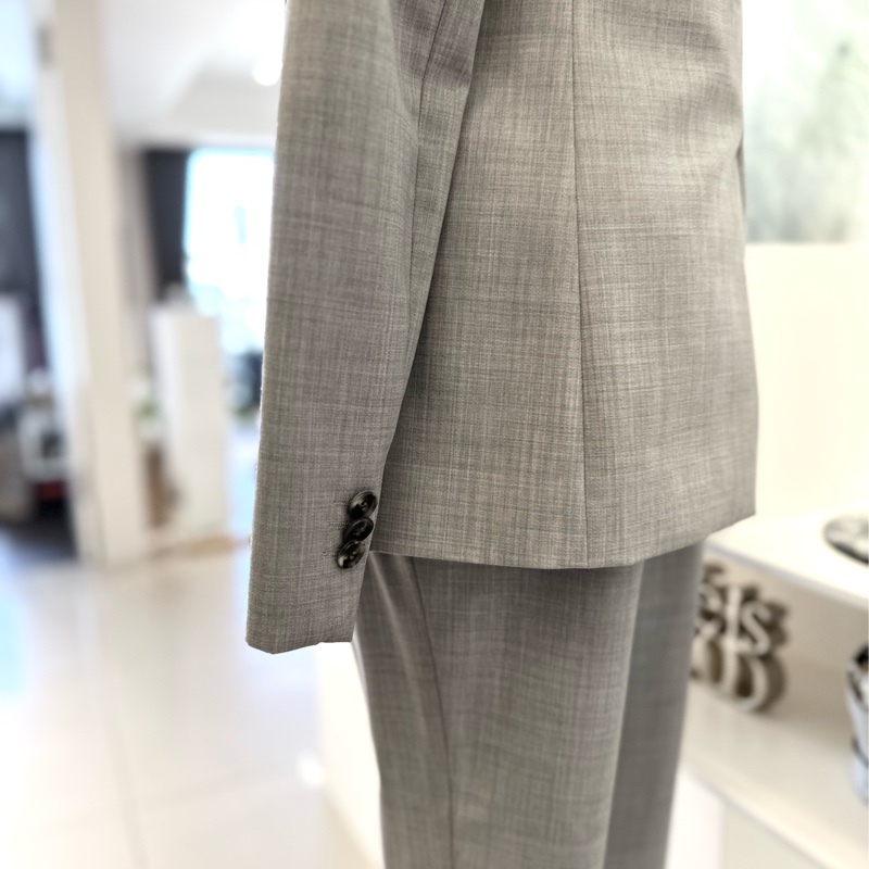 [新上架冬裝］Theory 淺灰薄羊毛西裝外套，Size 0，95成新-9