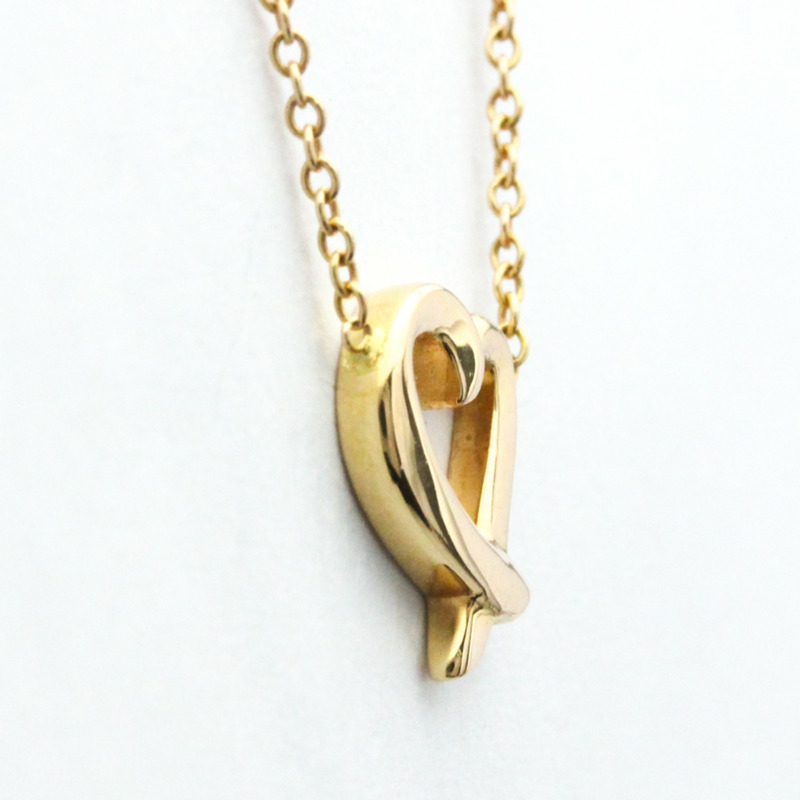 【日本直送】蒂芬妮愛心玫瑰金（18K）無石男士、女士時尚吊墜項鍊（玫瑰金）-3