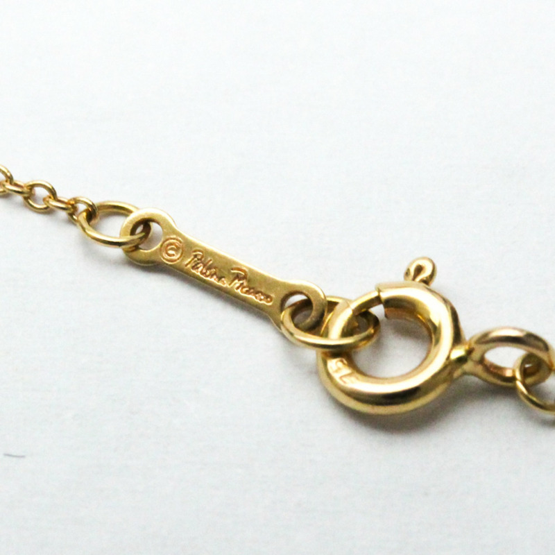 【日本直送】蒂芬妮愛心玫瑰金（18K）無石男士、女士時尚吊墜項鍊（玫瑰金）-6