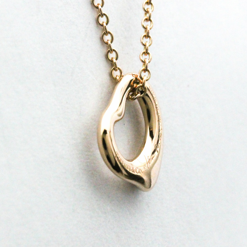 【日本直送】Tiffany Open Heart 玫瑰金(18K)無石女時尚吊墜項鍊-3
