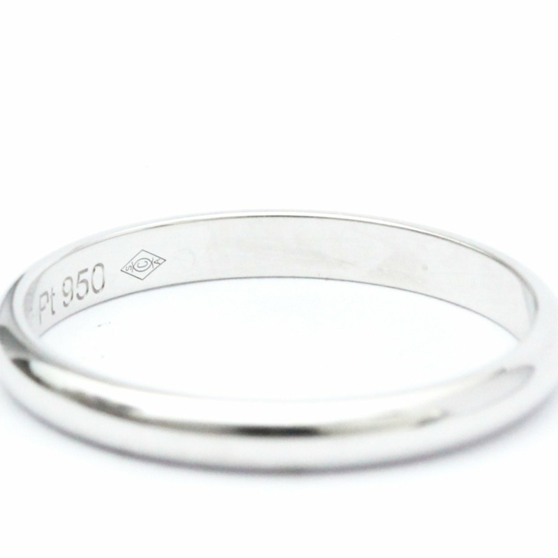 【日本直送】卡地亞 1895 結婚戒指鉑金時尚無石戒環銀色-6