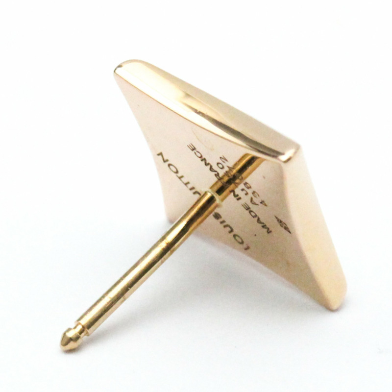 【日本直送】Louis Vuitton 彩色花朵星星耳環 粉紅金和白色珍珠母貝 - 每件貝殼粉紅金 (18K) 單隻耳環 粉紅金-6