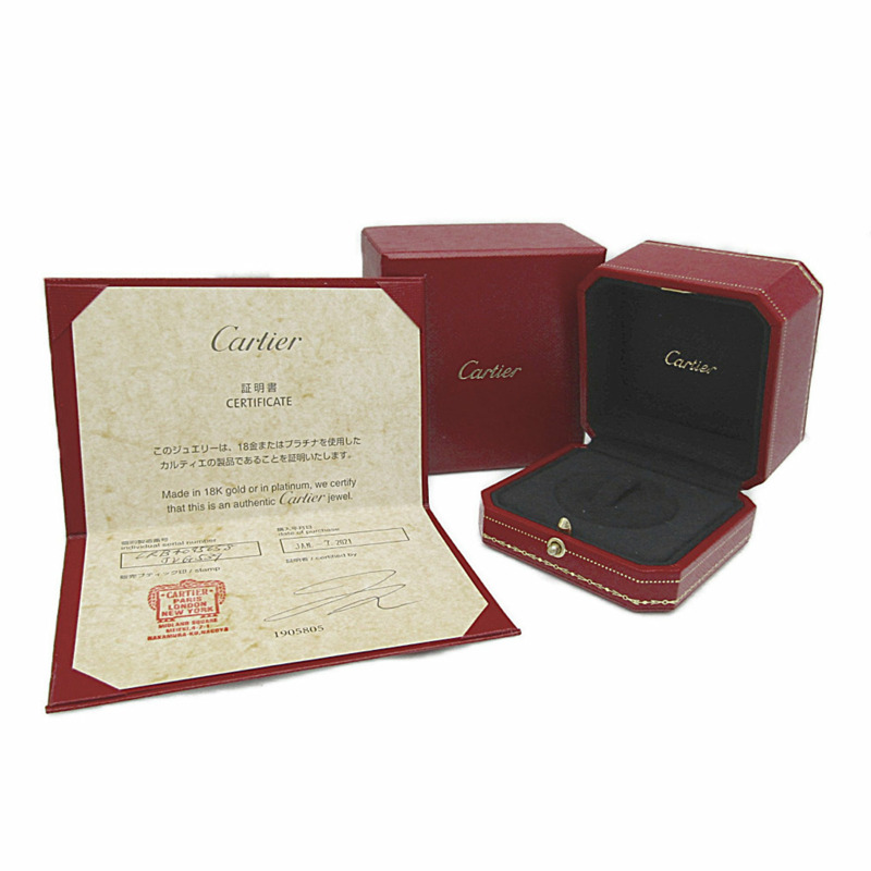 【日本直送】卡地亞 Trinity 陶瓷,白金(18K)時尚無石戒指 黑色,銀色-8