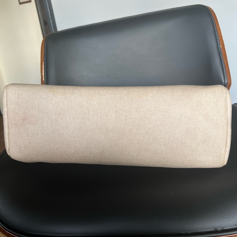 Herbag 39 Hermes 愛馬仕 黑白拼色 中古款 附替換袋-8