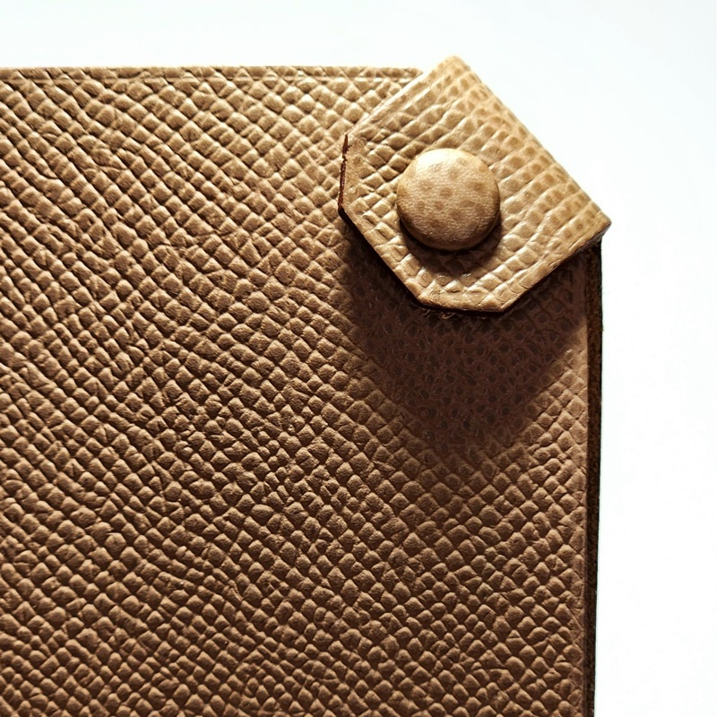 |愛馬仕護照套 PORTE-PASSEPORT TARMAC|Etoupe大象灰-2