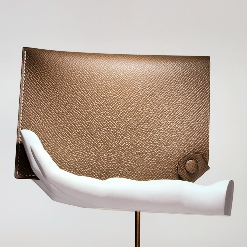 |愛馬仕護照套 PORTE-PASSEPORT TARMAC|Etoupe大象灰-7