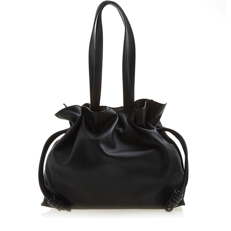 Loewe 納帕小牛皮 大款 Flamenco 福袋包 黑色( 當季熱門新品 下單前請先詢問 )-1