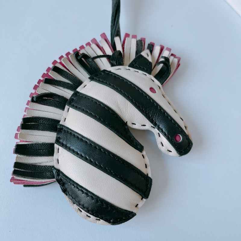 HERMÈS 斑馬 吊飾-4