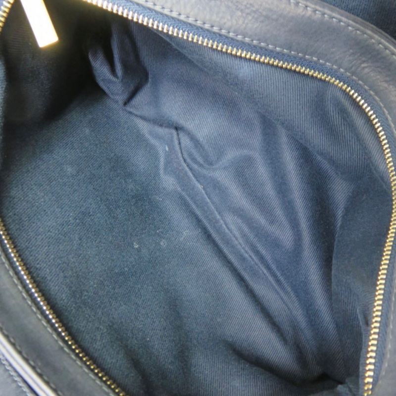 香奈兒Chanel外縫線 深藍牛皮 翻蓋口蓋包 肩背包 斜背包-18