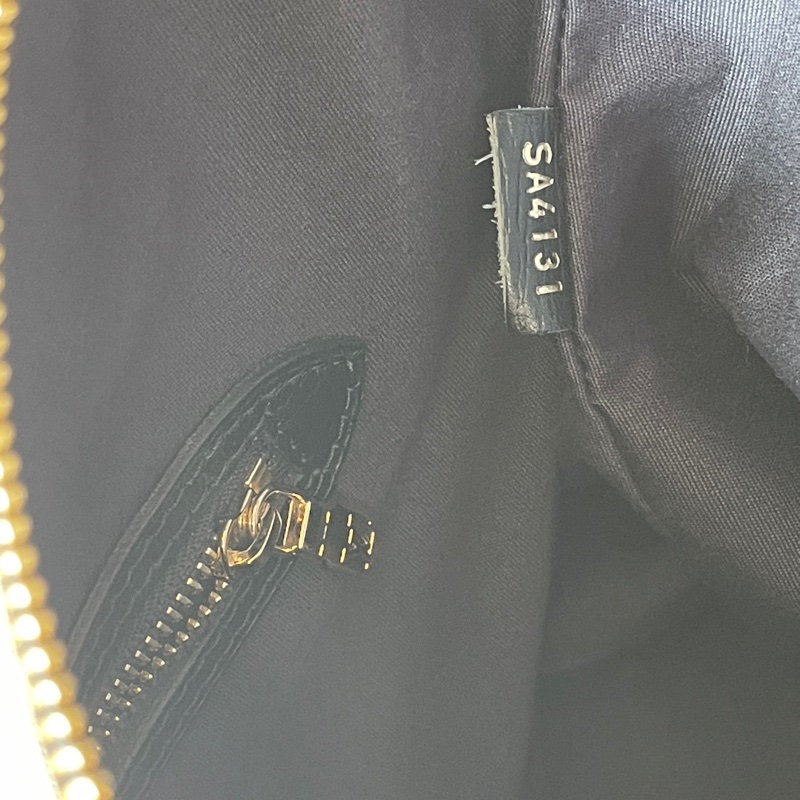 深藍灰色牛仔布LV老花深藍牛皮 灰色LV老花肩背包 托特包 購物包 媽媽包-27