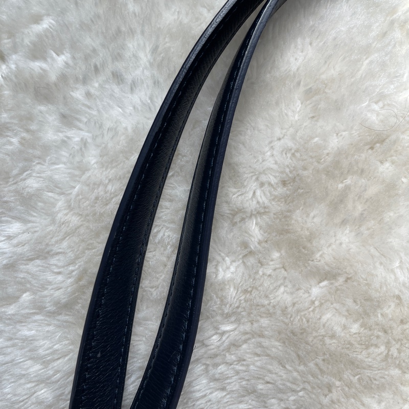 深藍灰色牛仔布LV老花深藍牛皮 灰色LV老花肩背包 托特包 購物包 媽媽包-37