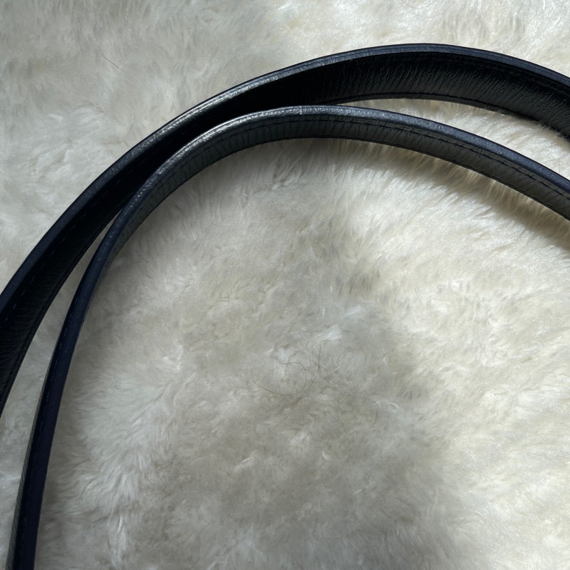 深藍灰色牛仔布LV老花深藍牛皮 灰色LV老花肩背包 托特包 購物包 媽媽包-38