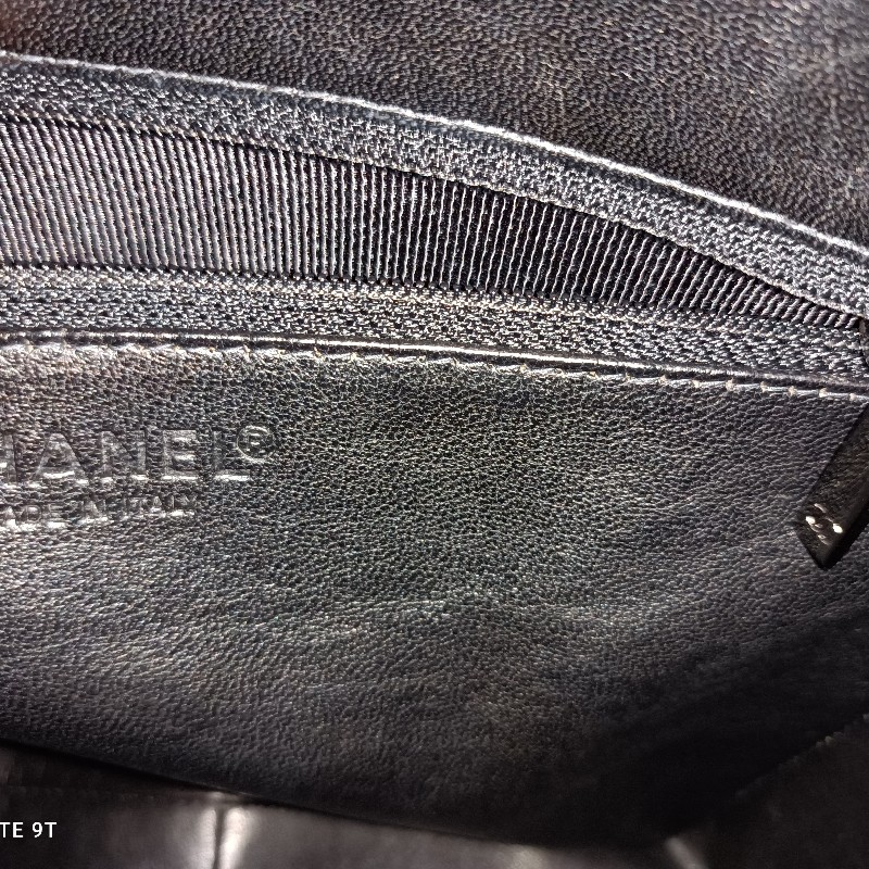 Chanel vintage 24C Chocolate bar 漆皮托特包-3