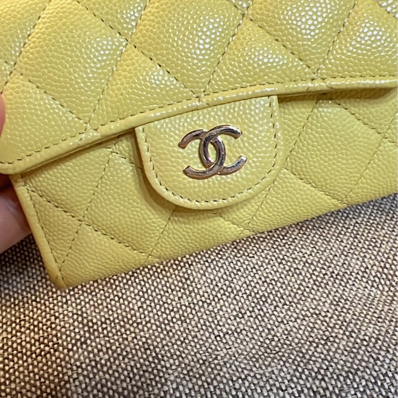 Chanel小雞🐤黃零錢卡包-5