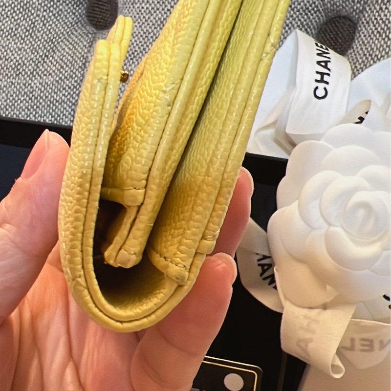Chanel小雞🐤黃零錢卡包-18