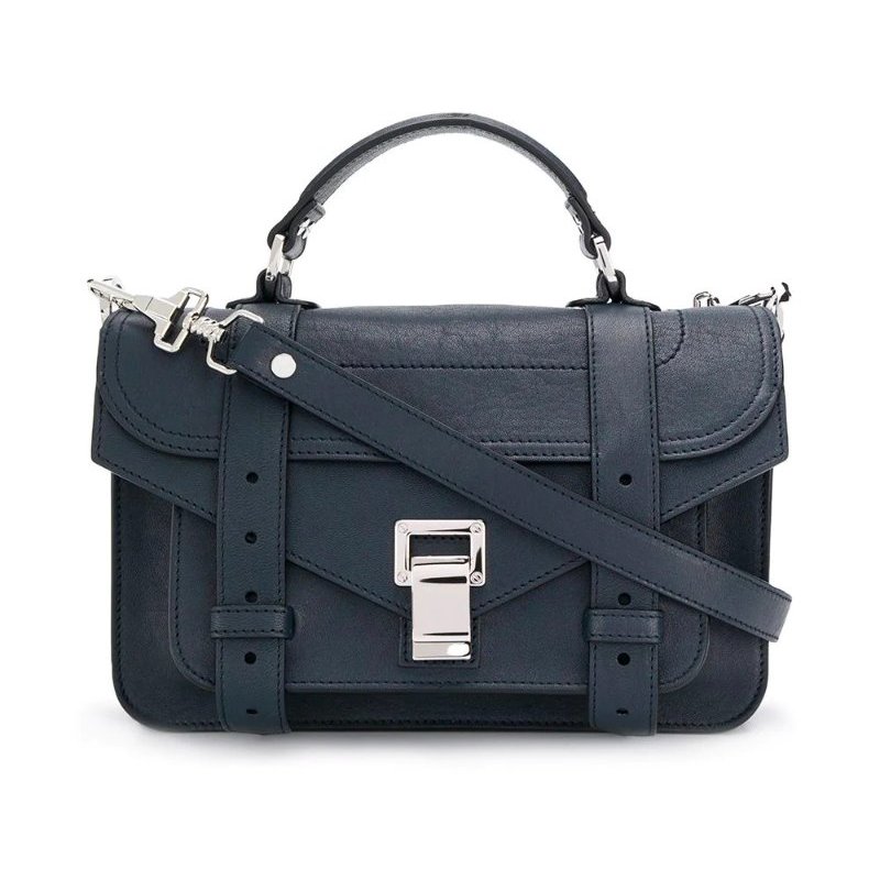Proenza Schouler H00091小羊皮 PS1 Tiny 包 深藍色-2