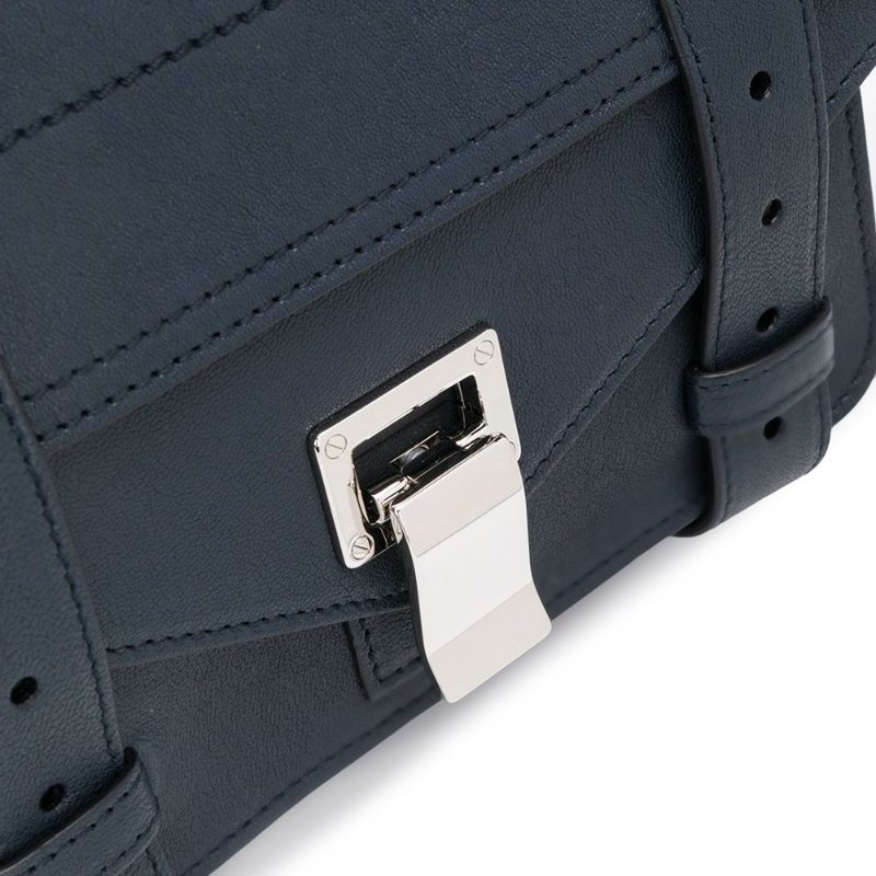 Proenza Schouler H00091小羊皮 PS1 Tiny 包 深藍色-4